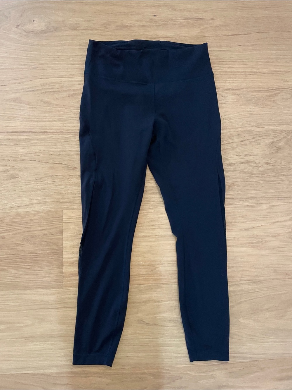 Lululemon wundertrain mesh panel high rise 25 in